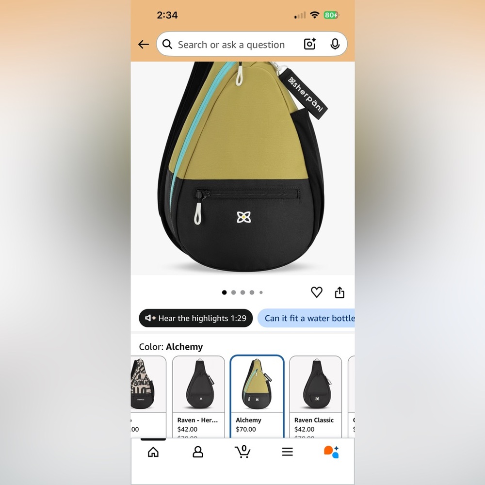Sherpani bag